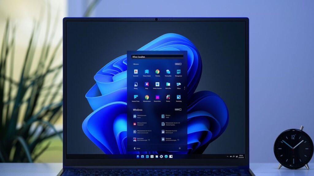 SEO-Optimierter Alt-Text für ein Bild, das die Übersetzung von "Windows 11 härten" ins Englische zeigt