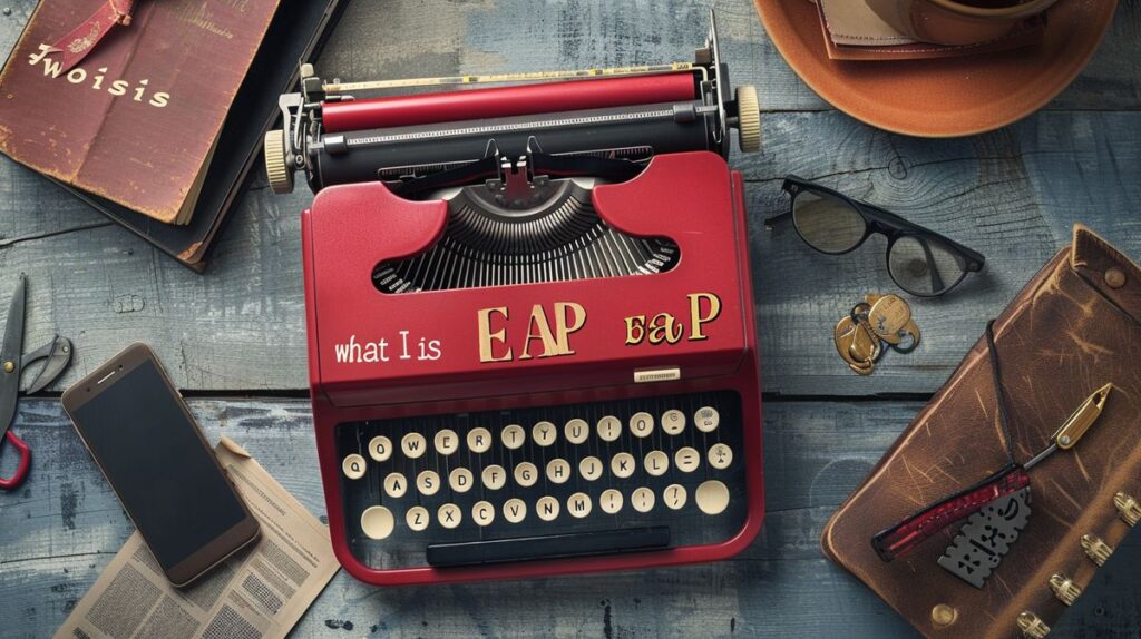 Deutsche Erklärung des Schlüsselbegriffs "was ist EAP" übersetzt ins Englische als "what is EAP
