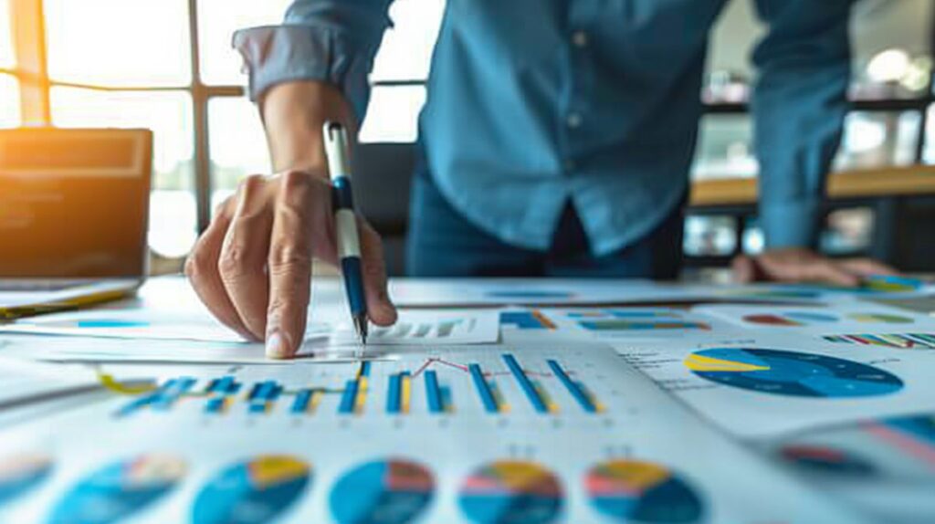 Diagramm zur Darstellung von KPI im Projektmanagement