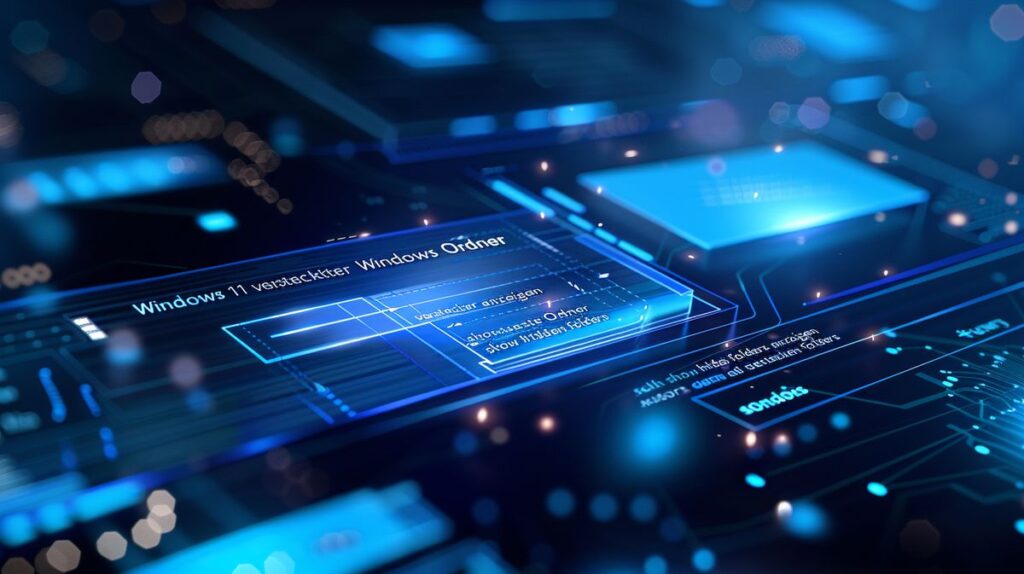 SEO-optimierte Alt-Text für das Bild: Windows 11 versteckte Ordner anzeigen Anleitung