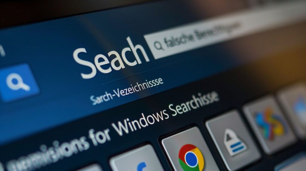 Falsche Berechtigungen für Windows Search-Verzeichnisse Fehlerbehebung