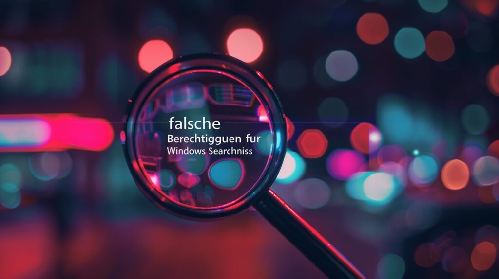 Falsche Berechtigungen für Windows Search-Verzeichnisse Fehlerbehebung
