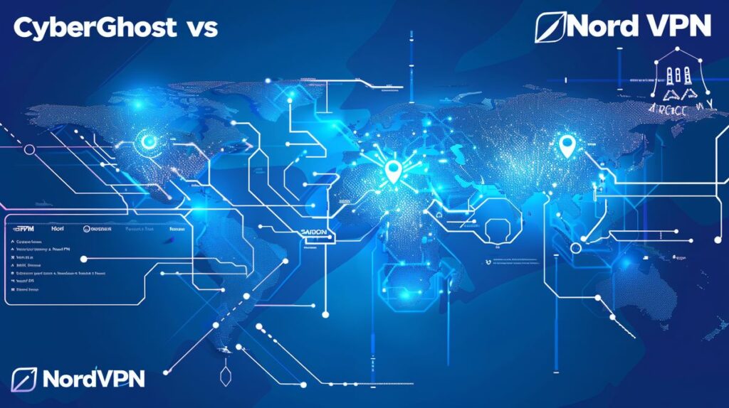 Vergleich zwischen den VPN-Diensten CyberGhost und NordVPN