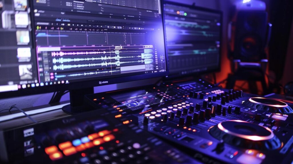 Übersetzung des Schlüsselwortes "beste DJ Software" ins Englische auf Bild