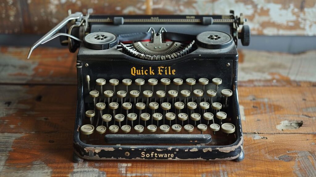 QuickFile Software Keyword in deutscher Sprachanzeige