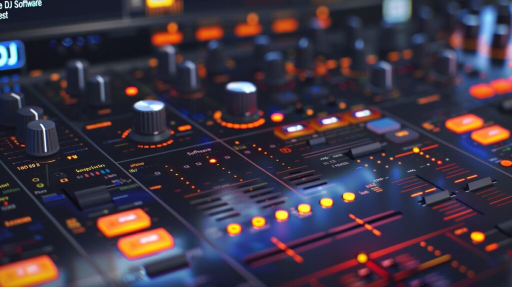 Übersetzung des Keywords "beste DJ Software" ins Englische auf dem Bild