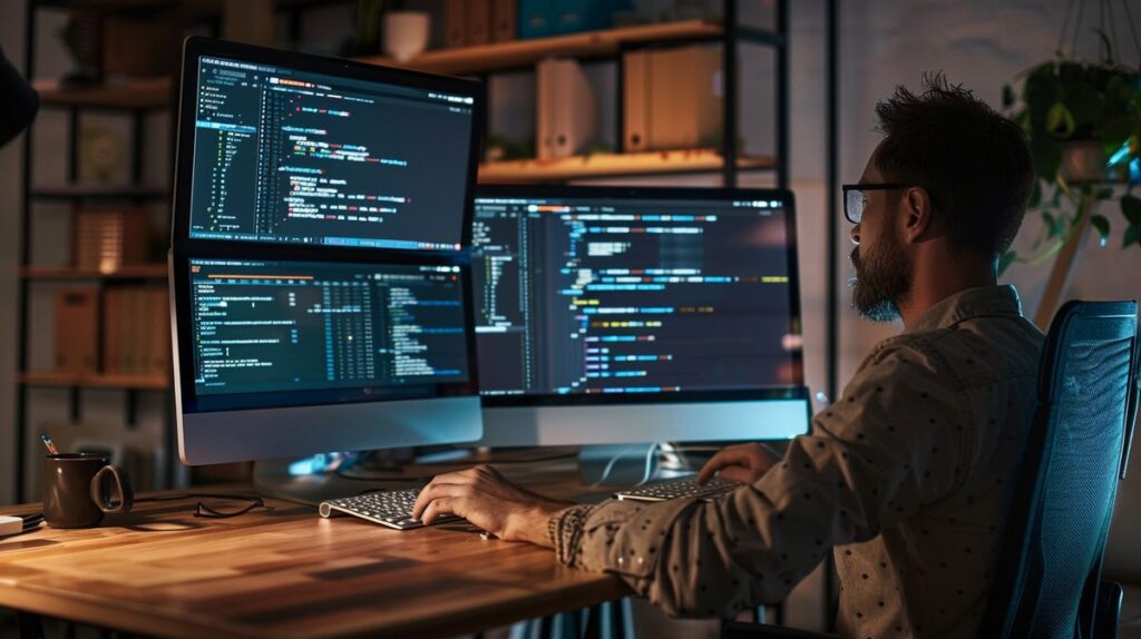 Diagramm erklärt, was macht ein Software Entwickler im Berufsalltag