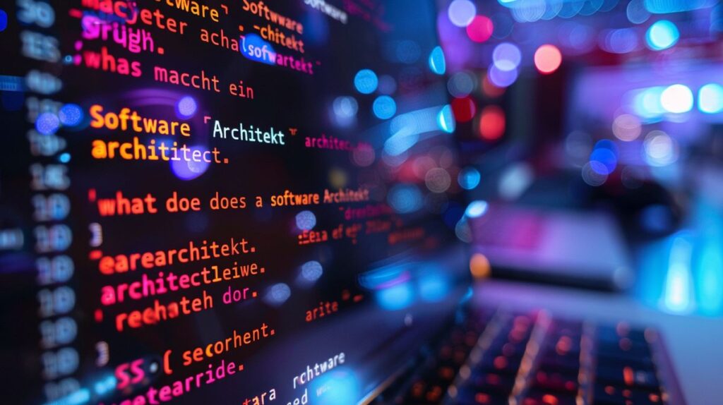 Deutsche Erklärung des Keywords "was macht ein Software Architekt" übersetzt ins Englische