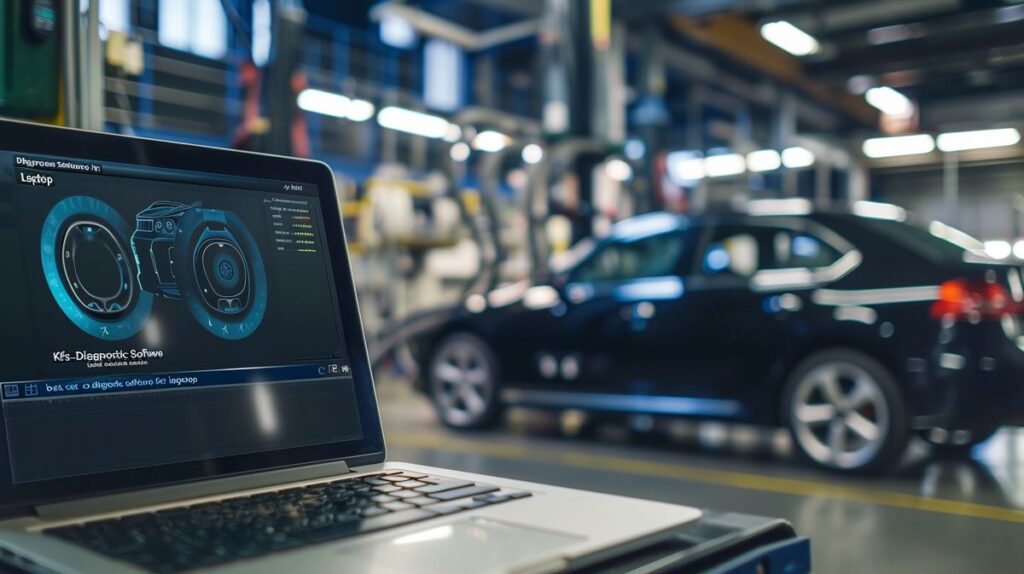 Optimierte Kfz-Diagnose Software für Laptop-Bild