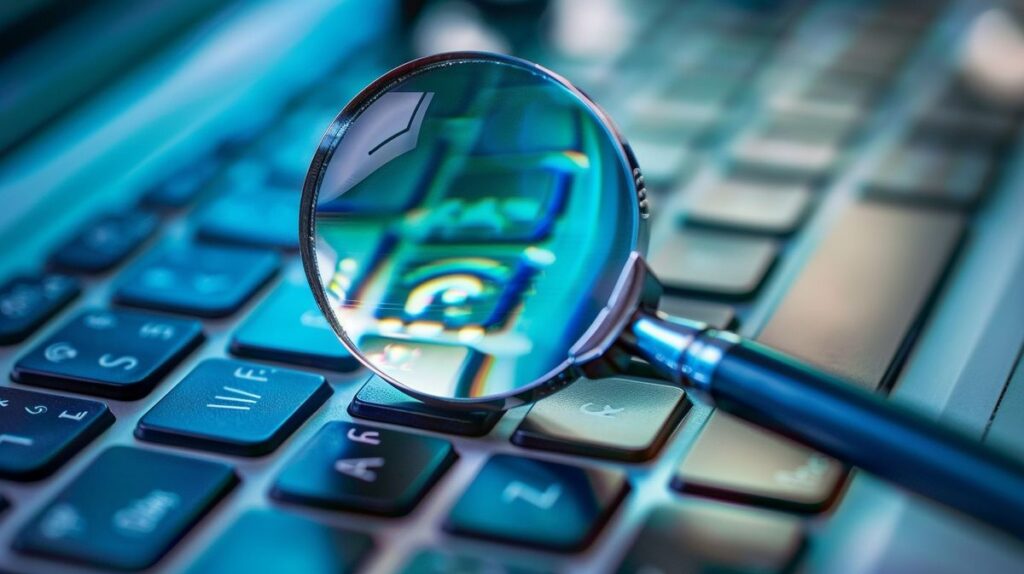 QuickFile Software Keyword auf Englisch dargestellt