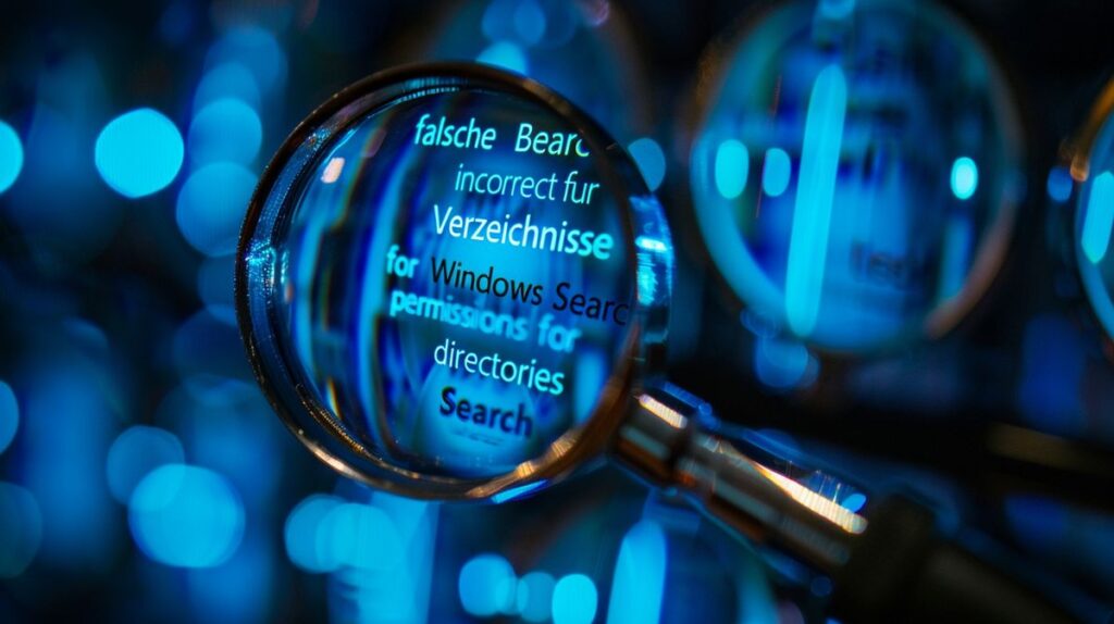 Fehlerbehebung bei falschen Berechtigungen für Windows Search-Verzeichnisse